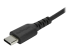 StarTech.com 2m USB A naar USB C Lader Kabel, Rugged Fast Charge & Sync USB 2.0 naar USB Type C Data Kabel met TPE Aramidevezel Mantel, M/M, 3A, Zwart, Samsung S10, iPad Pro, Pixel (RUSB2AC2MB) - Close-up