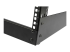 StarTech.com 4U 19" Bureau Open Frame Rack, 2 Post, Vrijstaand IT Netwerk Rack voor Switch/Patchpaneel/Data/AV/IT/Communicatie Apparatuur met Kooimoeren en Schroeven, Max. 30kg (RK4OD) - Close-up