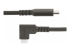 StarTech.com 3ft (1m) Rugged Right Angle USB-C Cable, USB 10 Gbps, USB C to C Data Transfer Cable, 4K 60Hz DP Alt Mode, 100W Power Delivery - Voorkant