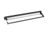 Eaton Tripp Lite Series 24-Port Cat6a Patch Panel Feedthrough Rackmount RJ45 Ethernet 1U - Rug