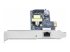 StarTech.com 1-Port 2.5Gbps NBASE-T PoE Network Card, Intel I225-V, 802.3af/at PoE+ Multi-Gigabit NIC, PCI Express Server LAN Card, SATA Powered Desktop Ethernet Interface - Linkerkant