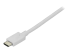 StarTech.com 6ft/1.8m USB C to DisplayPort 1.2 Cable 4K 60Hz, USB-C to DisplayPort Adapter Cable HBR2, USB Type-C DP Alt Mode to DP Monitor Video Cable, Works with Thunderbolt 3, White - Close-up