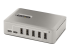StarTech.com 10-Port USB-C Hub, 8x USB-A + 2x USB-C, Self-Powered w/ 65W Power Supply, USB 3.1 10Gbps Hub w/ BC1.2 Charging, Desktop/Laptop USB Hub with 3ft Locking USB-IF Certified Cable - Rechte hoek