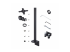 StarTech.com Desk Mount For 2x Vertically Stacked Monitors, Dual 49", TAA - Voorkant
