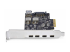 StarTech.com 5-Port USB PCIe Card, USB 3.2 10Gbps, PCI Express Card with 4x USB-C Ports, 1x USB-A Internal Port, USB PCIe Controller Card, Windows/macOS/Linux - Close-up