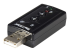 StarTech.com Virtuele 7.1 USB Stereo Audio Adapter Externe Geluidkaart - Rug