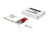 StarTech.com Dual M.2 PCIe SSD Adapter Kaart, x8 / x16 Dual NVMe of AHCI M.2 SSD naar PCI Express 3.0, M.2 NGFF PCIe (M-Key) Compatibel, Ondersteunt 2242, 2260, 2280, JBOD, Mac & PC (PEX8M2E2) - Linkerhoek