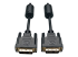Eaton Tripp Lite Series DVI Single Link Cable, Digital TMDS Monitor Cable (DVI-D M/M), 6 ft. (1.83 m) - Close-up