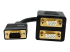 StarTech.com 30 cm VGA naar 2x VGA Video Splitter ? M/F - Voorkant