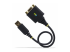 StarTech.com 1ft/30cm USB to Null Modem Serial Adapter Cable, FTDI, RS232 - Voorkant