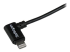 StarTech.com 2 m hoekige zwarte Apple 8-polige Lightning-connector naar USB-kabel voor iPhone / iPod / iPad - Close-up