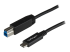 StarTech.com USB 3.1 USB-C naar USB-B kabel - Rechte hoek