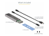 StarTech.com USB-C 10Gbps to M.2 NVMe or M.2 SATA SSD Enclosure, Tool-free M.2 PCIe/SATA NGFF SSD Enclosure, Portable Aluminum Case, USB Type-C & USB-A Host Cables, For 2230/2242/2260/2280 - Rechte hoek
