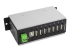 StarTech.com 7 poorts Industriële USB hub - Linkerhoek