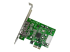 StarTech.com 3-poort 2b 1a 1394 PCI Express FireWire Adapterkaart - Rechte hoek