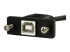 StarTech.com 91 cm lange, paneel monteerbare USB-kabel B naar B - Close-up