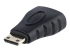 StarTech.com Mini HDMI naar HDMI Adapter, 4K High Speed HDMI Adapter, 4K 30Hz Ultra HD High Speed HDMI Adapter, HDMI 1.4, Vergulde Connectors, UHD Mini HDMI Adapter 4K, Zwart (HDACFM) - Linkerhoek