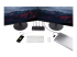 StarTech.com USB-C & USB-A Dock, Hybride Universeel Laptop Docking Station met Dual Monitor 4K60Hz HDMI & DisplayPort, USB 3.1 Gen 1 Hub, GbE, 60W Power Delivery, Windows, Mac & Chrome (DK30C2DPPDUE) - Voorkant
