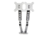 StarTech.com Monitor arm voor 2 schermen - Voorkant
