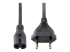 StarTech.com 1m Laptop Stroomkabel, EU Plug naar C7, 2.5A 250V, 18AWG, Laptop Vervangkabel, Printer Voedingskabel, Laptop Lader Kabel / Laadkabel, UL-Listed (PXTNB2SEU1M) - Voorkant