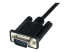StarTech.com 1 m zwarte DB9 RS232 seriële nullmodemkabel F/M - Rechte hoek