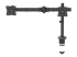 StarTech.com Triple Monitor Arm, Ergonomische VESA Monitor Beugel voor 3 Schermen tot 27", In Hoogte Verstelbaar langs Verticale Arm, Kantelen/Zwenken/Roteren, Bureauklem/Doorvoertule (ARMTRIO) - Close-up