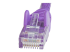 StarTech.com 100ft CAT6 Ethernet Cable, 10 Gigabit Snagless RJ45 650MHz 100W PoE Patch Cord, CAT 6 10GbE UTP Network Cable w/Strain Relief, Purple, Fluke Tested/Wiring is UL Certified/TIA - Close-up