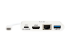 Eaton Tripp Lite Series USB C to HDMI Multiport Video Adapter Converter w/ USB-A Hub, USB-C PD Charging Port & Gigabit Ethernet Port, Thunderbolt 3 Compatible USB Type C to HDMI, USB Type-C - Voorkant