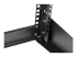 StarTech.com 4U 19" Bureau Open Frame Rack, 2 Post, Vrijstaand IT Netwerk Rack voor Switch/Patchpaneel/Data/AV/IT/Communicatie Apparatuur met Kooimoeren en Schroeven, Max. 30kg (RK4OD) - Close-up