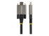 StarTech.com 1m Vergrendelbare USB-C Kabel met Zijschroef, 10Gbps, USB 3.1/3.2 Gen 2 Type-C Kabel, 100W (5A) Power Delivery, DP Alt Mode, Dual Screw Lock, USB-IF Gecertificeerd (USB31CCSLKV1M) - Meerdere hoeken