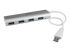 StarTech.com 4 Poorts draagbare compacte USB 3.0 hub met geïntegreerde kabel - Rug