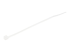 StarTech.com 10cm(4") Cable Ties, 2mm(1/16") wide, 22mm(7/8") Bundle Diameter, 8kg(18lb) Tensile Strength, Nylon Self Locking Zip Ties with Curved Tip, 94V-2/UL Listed, 100 Pack, White - Linkerhoek