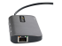 StarTech.com USB C Multiport Adapter, 4K 60Hz HDMI Video, 3-Port 5Gbps USB-A 3.2 Hub, 100W Power Delivery Passthrough, GbE, USB Type-C Mini Travel Dock with Charging, 12in/30cm Cable - Linkerkant