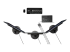 StarTech.com Mini DisplayPort naar DisplayPort multi-monitor splitter - Bovenkant