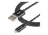StarTech.com 1 m zwarte Apple 8-polige Lightning connector naar USB-kabel voor iPhone / iPod / iPad - Close-up