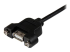StarTech.com 60 cm lange, op paneel gemonteerde USB-kabel A naar A - Close-up