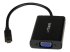 StarTech.com Micro HDMI naar VGA Adapter Converter met Audio voor Smartphones / Ultrabooks / Tablets 1920x1200 - Rechte hoek