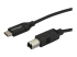 StarTech.com 2 m USB C naar USB-B kabel - Close-up