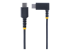 StarTech.com 6in (15cm) USB C Charging Cable Right Angle, 60W PD 3A, Heavy Duty Fast Charge USB-C Cable, USB 2.0 Type-C, Durable and Rugged Aramid Fiber, S20/iPad/Pixel - Voorkant