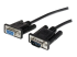 StarTech.com Zwarte straight-through DB9 RS232 seriële kabel - Rechte hoek