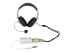 StarTech.com 4 Position Microphone and Headphone Splitter 3.5 mm 4 Pin / 4 Pole Mic and Audio Combo Splitter Cable (MUYHSMFFADW) - Voorkant