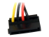 StarTech.com 6in 4 pin Molex naar rechtsgehoekte SATA voedingskabel adapter - Close-up