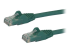 StarTech.com 100ft CAT6 Cable, 10 Gigabit Snagless RJ45 650MHz 100W PoE Cat 6 Patch Cord, 10GbE UTP CAT6 Network Cable, Green CAT6 Ethernet Cable, Fluke Tested/Wiring is UL Certified/TIA - Rechte hoek