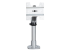 StarTech.com Desk Mount Monitor Arm, VESA or Apple iMac/Thunderbolt Display up to 14kg, Articulating Height Adjustable Single Desktop Monitor Pole Mount, Desk Clamp or Grommet, Silver - Voorkant