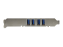 StarTech.com 4-poorts PCI SuperSpeed USB 3.0-adapterkaart met SATA-/SP4-voeding - Linkerkant