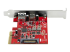 StarTech.com 2-Port 10Gbps USB-A & USB-C PCIe Card, USB 3.1 Gen 2 PCI Express Type C/A Host Controller Card Adapter, USB 3.2 Gen 2x1 PCIe Desktop Expansion Add-On Card, Windows/macOS/Linux - Rug