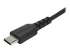 StarTech.com 1m USB A naar USB C Lader Kabel, Rugged Fast Charge & Sync USB 2.0 naar USB Type C Data Kabel met TPE Aramidevezel Mantel, M/M, 3A, Zwart, Samsung S10, iPad Pro, Pixel (RUSB2AC1MB) - Close-up