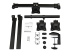 StarTech.com Triple Monitor Arm, Ergonomische VESA Monitor Beugel voor 3 Schermen tot 27", In Hoogte Verstelbaar langs Verticale Arm, Kantelen/Zwenken/Roteren, Bureauklem/Doorvoertule (ARMTRIO) - Voorkant