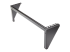 StarTech.com 2U 19 inch Serverrack Staal Beugel Verticale Wandmontage - Rug