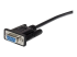 StarTech.com Zwarte straight-through DB9 RS232 seriële kabel - Close-up